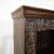 Carved Wooden Bookcase with Floral Motifs and Stylized Figures For Sale - Image 4 of 10