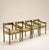 Cassina Green Carimate Carver Chairs attributed to Vico Magistretti for Cassina, 1960s, Set of 4 For Sale - Image 4 of 4