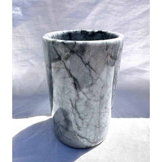 Crate & Barrel Crate & Barrel Marble Utensil Holder For Sale - Image 4 of 6
