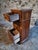 French Bedside Cabinet with Burr Walnut Veneer and Marble Top, 1900s For Sale - Image 12 of 17