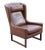 Leather Lounge Highback Chair by Rudolf Glatzel for Kill International, 1960s For Sale