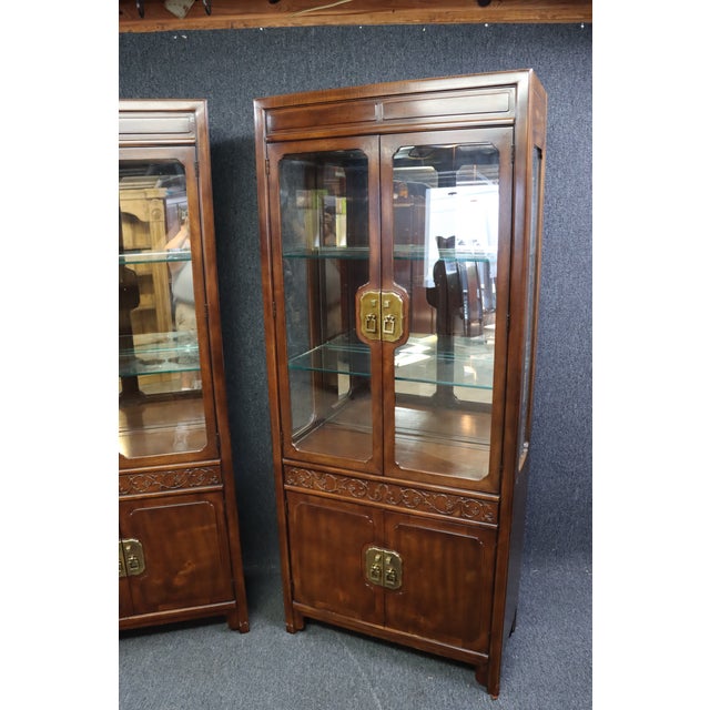 Henredon Chinoiserie China Pair Chairish