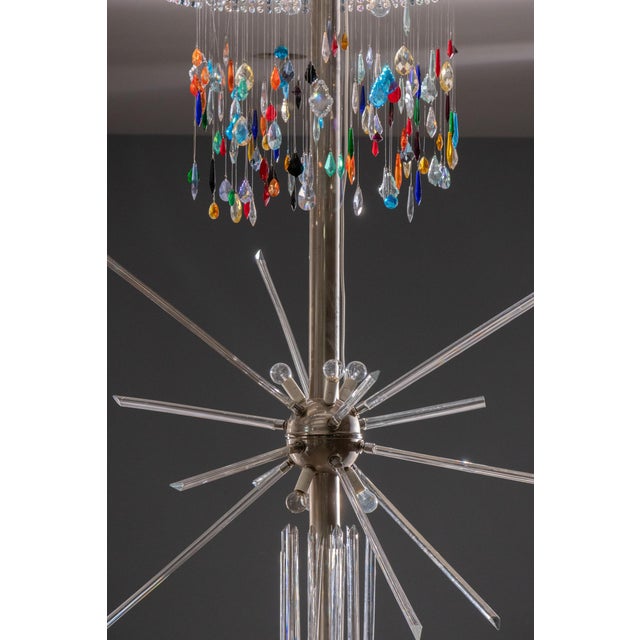Glass and Metal Floor Lamp by René Roubíček for Nový Bor, 1960s For Sale - Image 18 of 18