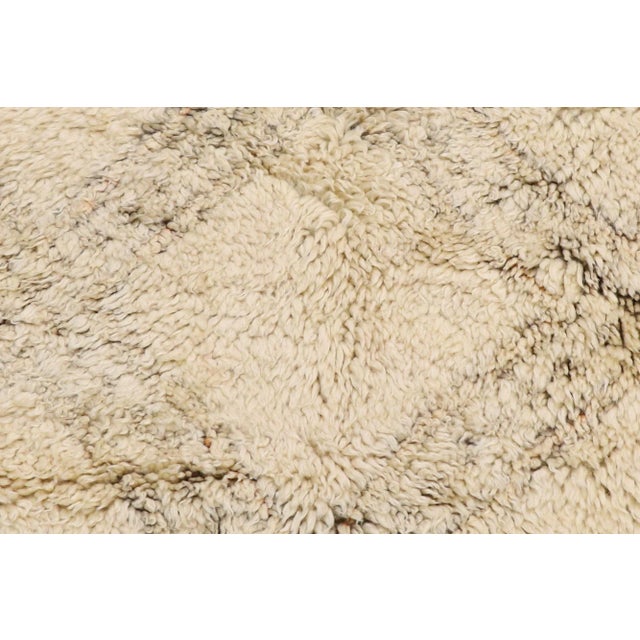 Mid 20th Century Vintage Moroccan Beni Ourain Rug - 06'03 X 13'08 For Sale In Dallas - Image 6 of 12