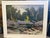 1960s Vintage Mid Century Painting of a Forested River Spillway. From Vermont. Original Painting on Art Board For Sale - Image 5 of 7