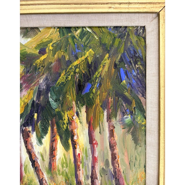 Late 20th Century Original Signed & Framed Oil Painting on Russian Linen Titled 'Tropical Breeze' by William Vincent (American 1939-2004) For Sale - Image 5 of 17