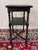 Antique English Flip Top Game Table Barley Twist Side Table Carved Oak C. 1930s For Sale - Image 16 of 17