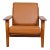 GE-290 Armchair in Teak and Walnut and Aniline Leather by Hans Wegner for Getama, 1980s For Sale
