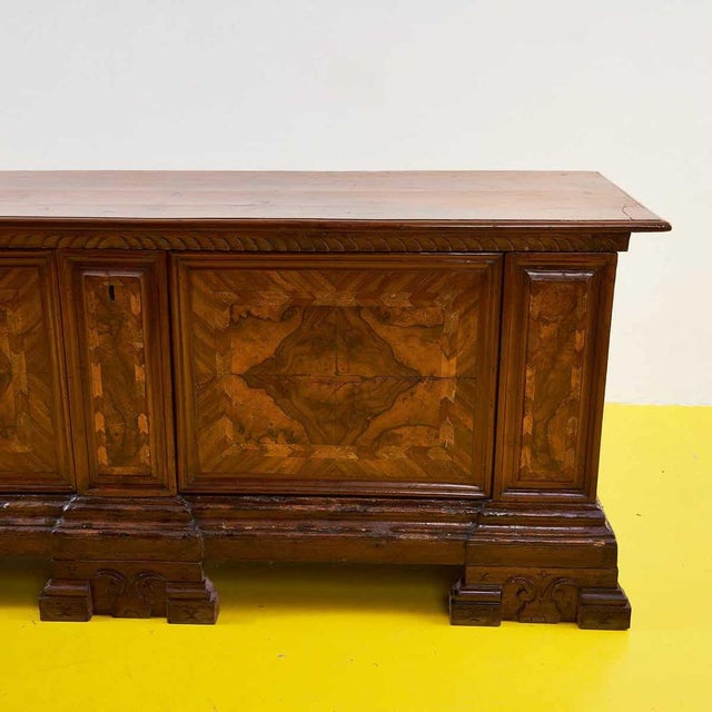 Antique Wooden Chest, 1800s For Sale - Image 3 of 18