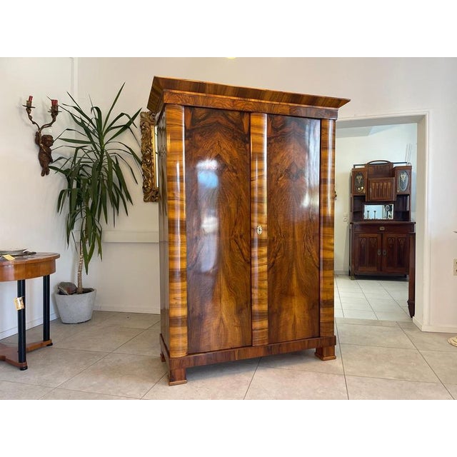Biedermeier Cupboard or Wardrobe For Sale - Image 3 of 15