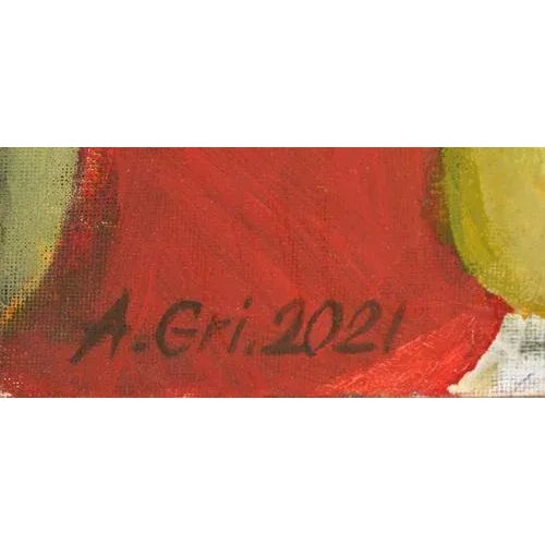 2021. Canvas duplicated on carton, oil. 50x40.2 cm