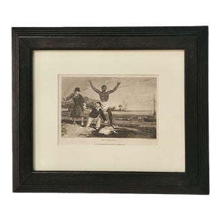 Engraving "The Torpedo", England Circa 1820 For Sale