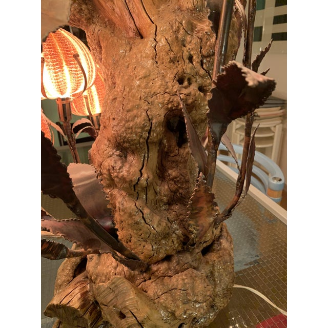 1960s Brutalist Sea Urchin Lamp by Curtis Jere, 1960s For Sale - Image 5 of 18