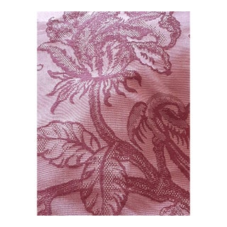 1990s Travers "Wysteria" Designer Imported Italian Heavy Tone on Tone Brocade Fabric- 6+ Yards For Sale
