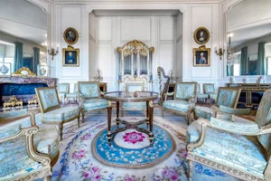 Versailles Room With Table and Chairs Interior Photograph by Richard Silver, 16 x 24