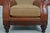 Pair of Hickory White Leather and Fabric Club Chairs For Sale - Image 9 of 18