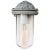 Vintage Industrial Rotterdam Gray Clear Glass Wall Lamps Scone For Sale - Image 4 of 6
