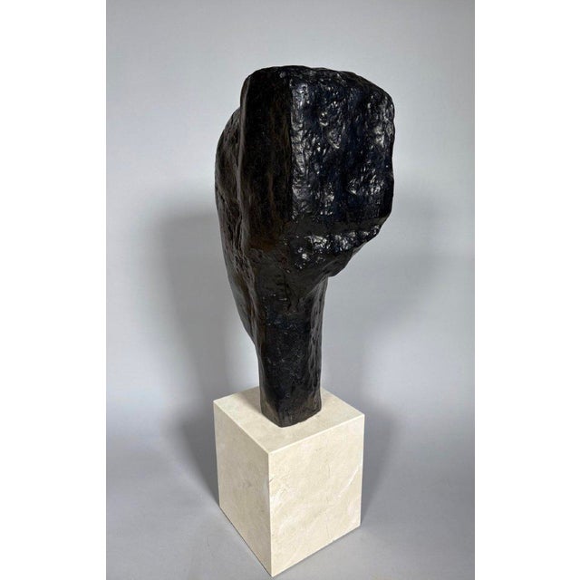 Modern Amedeo Modigliani (1884-1920) Sculpture "Head of a Young Girl with Bangs" For Sale - Image 3 of 8