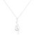 Fancy swirls of 10 karat white gold, elegantly lined with diamonds makes this accessory a meaningful yet timeless jewel....