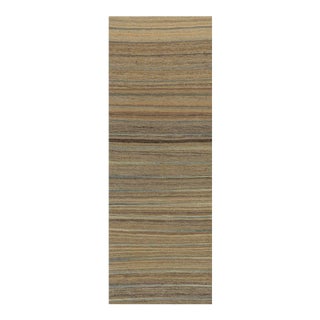 Handwoven Scandinavian Style Kilim Runner Rug 1’9″ X 4’10” For Sale