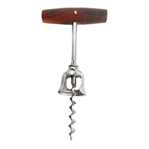 Mid Century Danish Modern 1960s Rosewood Corkscrew Wine Bottle Opener