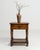 Rustic European Oak Side Table in Original Patina For Sale - Image 3 of 5