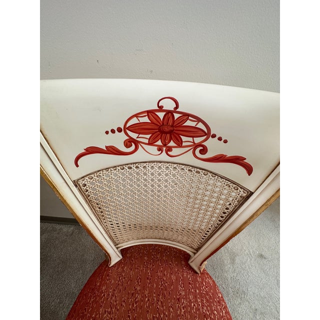 1990s 100% Made in Italy SIDE CHAIRS Dining Room VENICE For Sale - Image 5 of 8