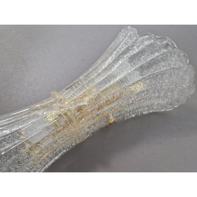 Vintage Granite Murano Glass Wall Sconce, 1980s For Sale - Image 10 of 13
