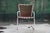 Rare designer, sleek cantilevered outdoor lounge chair and matching ottoman set, perfect for your mid century ranch garden...