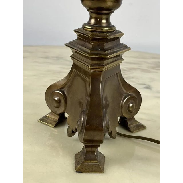 Bronze Table Lamp, Italy, 1960s For Sale - Image 5 of 10