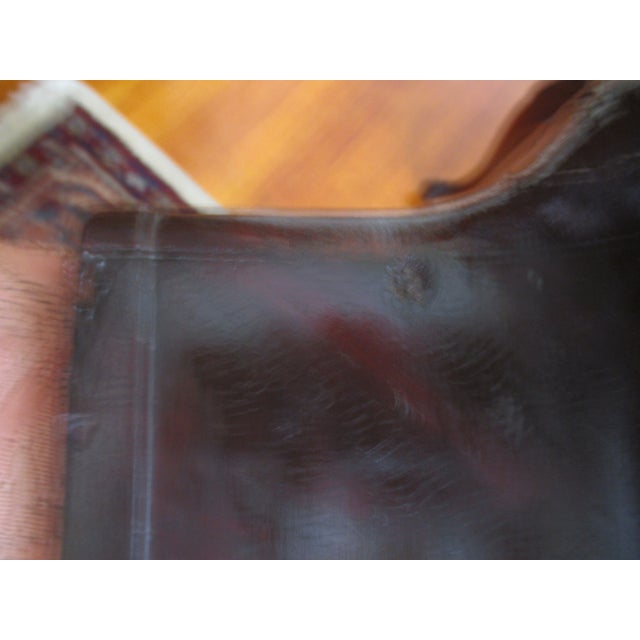 Antique Large French Empire Mahogany Ottoman / Footstool Footed For Sale - Image 12 of 12