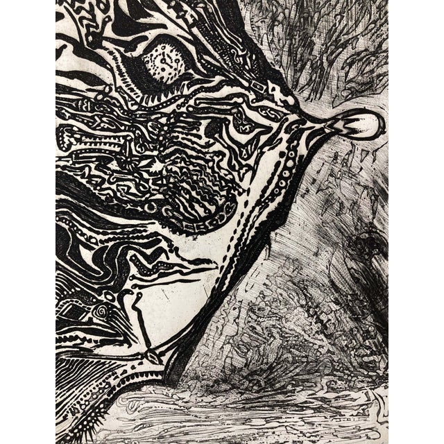 Black Jean Peschard, Fish in Love, Etching, 1961 For Sale - Image 8 of 16