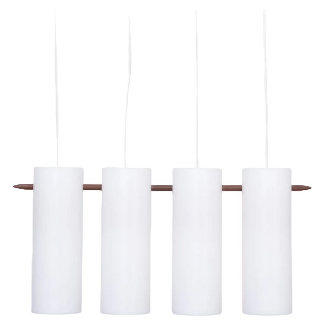 Mid-Century Modern Swedish Pendant Lamp by Uno & Östen Kristiansson for Luxus, 1960s For Sale