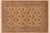 Beige Art Nouveau Inspired 1990's Pak-Persian Beige/Green Wool Rug - 6'1'' X 9'9'' For Sale - Image 8 of 9