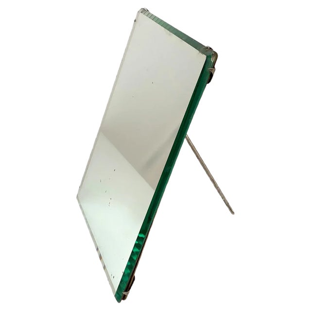 Early 20th Century French Art Nouveau Table and Wall Mirror, 1910s For Sale