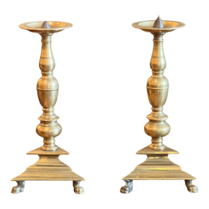 Pair of Brass Altar Sticks