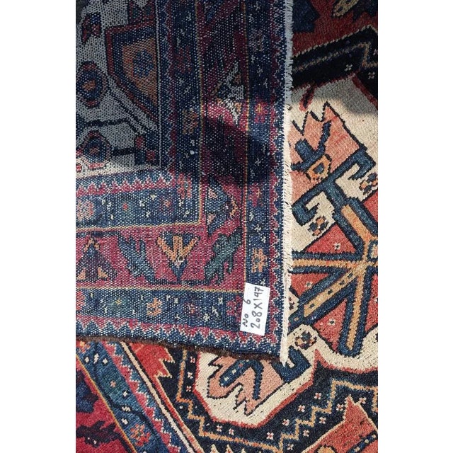 Handmade Kazak Caucasian Rug, 1930s For Sale - Image 4 of 8