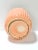 Ceramic Vintage Peach Ceramic Shell Cachepot Planter – Coastal Palm Beach Style For Sale - Image 7 of 7