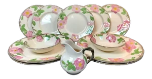 Franciscan Desert Rose China Dinnerware - 12 Pieces
