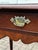 Georgian Walnut Lowboy with Brass Handles For Sale - Image 3 of 14