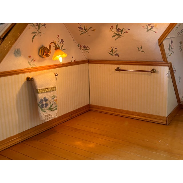 Vintage Handcrafted Artisan Dollhouse For Sale - Image 14 of 18