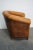 Tan Vintage Dutch Cognac Colored Leather Club Chair For Sale - Image 8 of 15