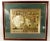 Large Vintage Ornate Gold World Map Framed & Matted Mahogany Wood Wall Picture For Sale - Image 10 of 10