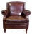 Art Deco Sheep Leather Club Armchair, 1950s For Sale