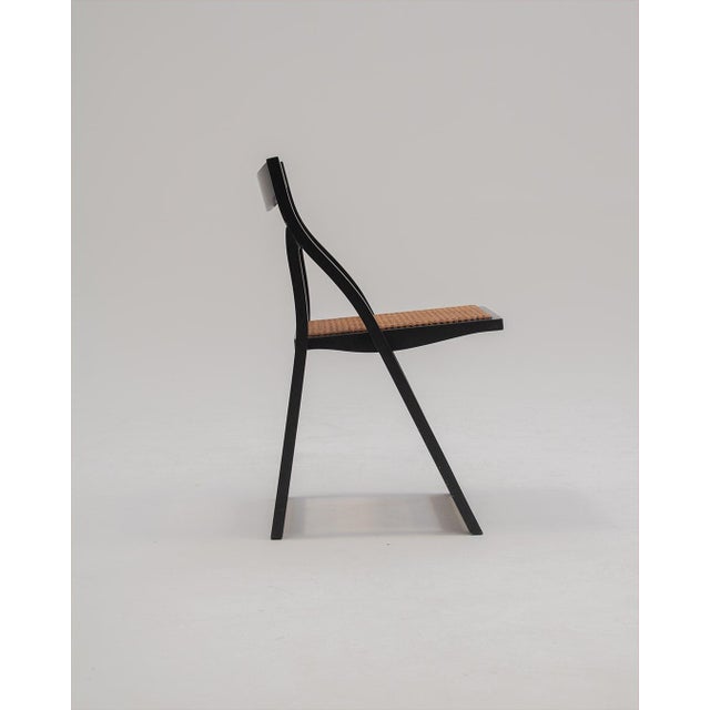 Mid-Century Modern Cane Chair from Guilleumas, 1960s For Sale - Image 3 of 6