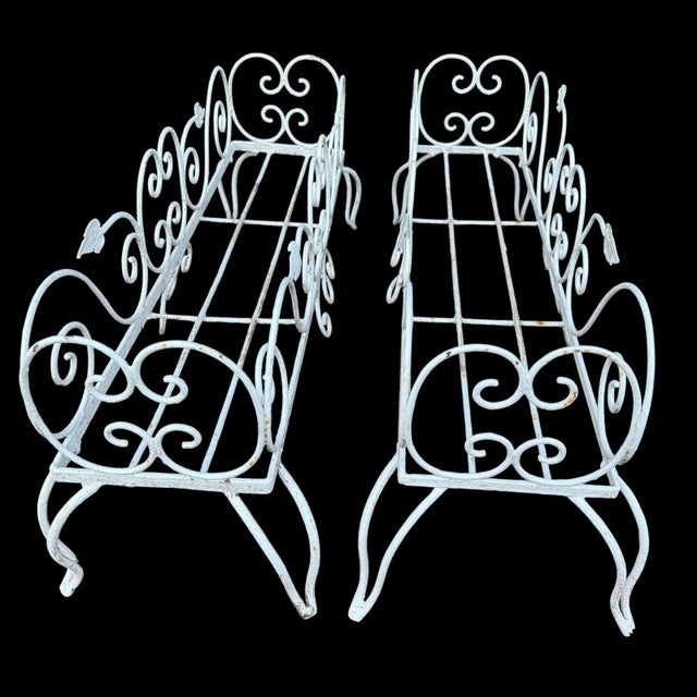 Wrought Iron Planters, 1950s, Set of 2 For Sale - Image 14 of 15