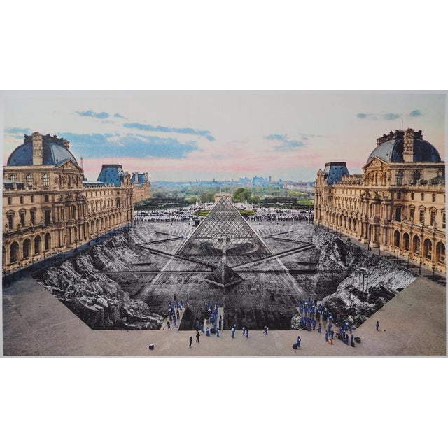 Contemporary JR, JR au Louvre, Lithograph For Sale - Image 3 of 10