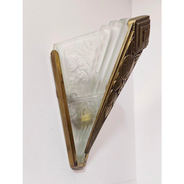 Art Deco Wall Lights, 1920s, Set of 2 For Sale - Image 3 of 10