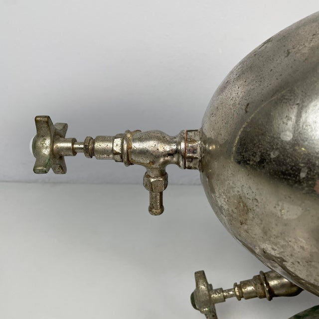 Vintage Italian Steel Soda Water Dispenser by Esperia, 1930s For Sale - Image 15 of 18