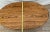 Oval Coffee Table Tiger Oak, Center Drawer, Shelf, Empire Style, Made by Heirloom Enterprises Inc. For Sale - Image 10 of 12